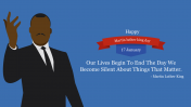 Effective Martin Luther King Jr PowerPoint Template 