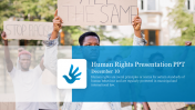Effective Human Rights Presentation PPT Template Slide 