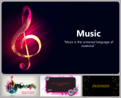 Music Background For PowerPoint and Google Slides Themes