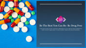 Editable PowerPoint Background Drugs Template Slide