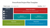 Editable PowerPoint Project Plan Template Presentation 