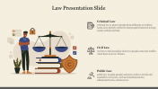 Law Presentation Google Slides for PowerPoint Template