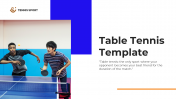 Effective Table Tennis PowerPoint And Google Slides 