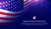 Best USA National Freedom Day PowerPoint Template Slide 