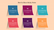 Best In Show Sticky Notes PowerPoint Slide PPT