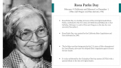 Best Rosa Parks Day PowerPoint Templates Download