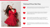 Creative National Wear Red Day PowerPoint Template