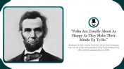 Effective Abraham Lincoln PPT Download Presentation 