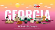 Georgia Country PowerPoint Theme Template & Google Slides