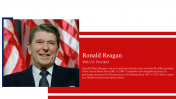 Amazing Ronald Reagan PPT PowerPoint Presentation Slide 