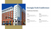 Innovative Georgia Tech Conference Slide Template Slide 