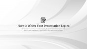 Effective White Background PPT Templates Presentation 