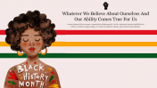 Effective Black History PowerPoint Project Template Slide 