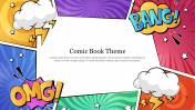 Comic Book Theme PowerPoint Template and Google Slides