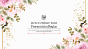 Floral PowerPoint Backgrounds Template and Google Slides
