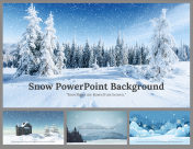 Snow PowerPoint Background Template and Google Slides
