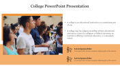 Amazing College PowerPoint Presentation Template Slide 