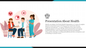 Effective Presentation About Health Template Slide 
