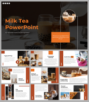 Creative Milk Tea PowerPoint And Google Slides Templates