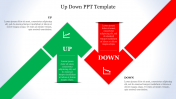 Editable Up Down PPT Template PowerPoint Presentation 