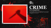 Creative Crime Scene Google Slides Theme Presentation 