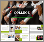 Engaging College PowerPoint Template and Google Slides 