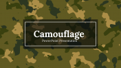Camouflage PPT Presentation And Google Slides Themes 