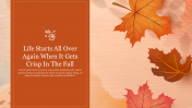 Amazing Fall Colors PowerPoint Presentation Template 