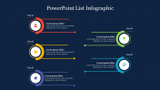 Creative PowerPoint List Infographic Presentation Slide  
