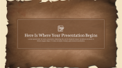 Creative Old Paper PowerPoint Template and Google Slides