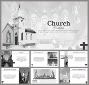 Attractive Church Presentation and Google Slides Themes