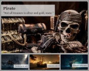 Pirate PowerPoint Background And Google Slides Templates