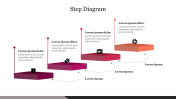 Amazing Step Diagram PowerPoint Presentation Slide