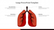 Lungs PowerPoint Template for Presentation Google Slides