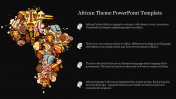 Effective African Theme PowerPoint Template Slide PPT