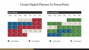 Create Digital Planner In PPT Template and Google Slides