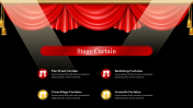 Amazing Stage Curtain PowerPoint Template Download
