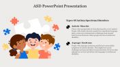 Creative ASD PowerPoint Presentation Template Slide