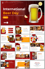 International Beer Day PowerPoint And Google Slides Themes