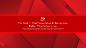 Effective Red PowerPoint Templates Presentation Slide