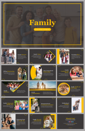 Attractive Family Presentation and Google Slides Themes