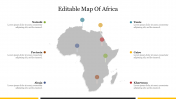 Free Editable Map Of Africa PowerPoint and Google Slides