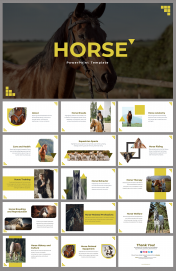 Creative Horse PowerPoint And Google Slides Templates