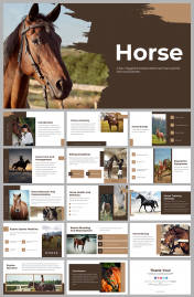 Attractive Horse PowerPoint And Google Slides Templates