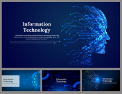 Information Technology Background PowerPoint Templates