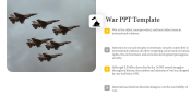 Best War PPT Template PowerPoint Presentation Slide 