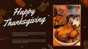 Food-Laden Thanksgiving PowerPoint Templates Download