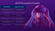 AR VR Presentation PowerPoint Template & Google Sldies