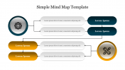 Effective Simple Mind Map Template Presentation Slide 