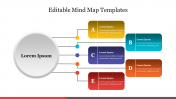 Editable Mind Map Templates PowerPoint Presentation Slide 